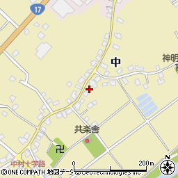 新潟県南魚沼市中541周辺の地図