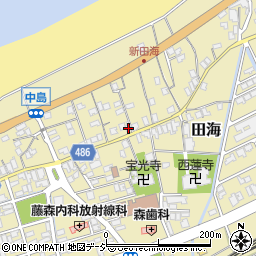 新潟県糸魚川市田海194周辺の地図