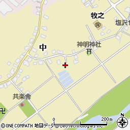 新潟県南魚沼市中570-1周辺の地図