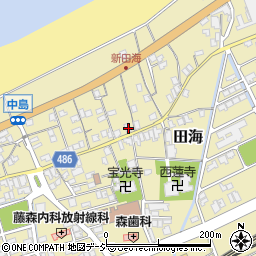 新潟県糸魚川市田海174周辺の地図