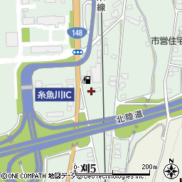 米原商事株式会社　レッカー事業部糸魚川営業所周辺の地図