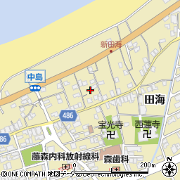 新潟県糸魚川市田海186周辺の地図