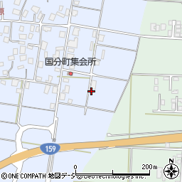 石川県七尾市国分町ヲ周辺の地図