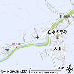 福島県いわき市内郷白水町入山40周辺の地図