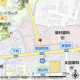 金子自転車店周辺の地図