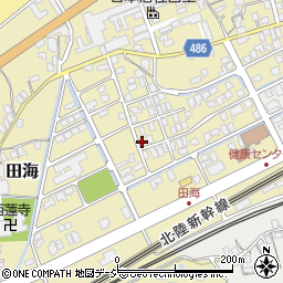 新潟県糸魚川市田海769周辺の地図