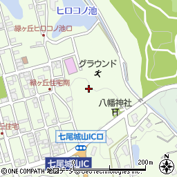 石川県七尾市矢田町２５号雉子曽周辺の地図