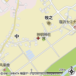 新潟県南魚沼市中586周辺の地図