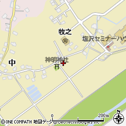 新潟県南魚沼市中677-1周辺の地図