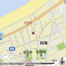 新潟県糸魚川市田海154周辺の地図