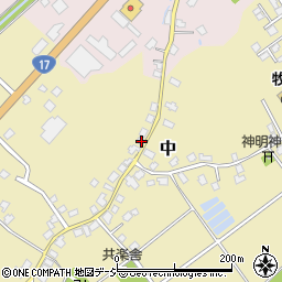 新潟県南魚沼市中220周辺の地図