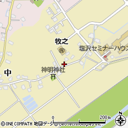 新潟県南魚沼市中670-1周辺の地図