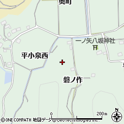 福島県いわき市平小泉磐ノ作周辺の地図