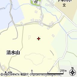 新潟県糸魚川市清水山周辺の地図