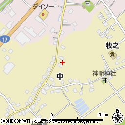 新潟県南魚沼市中612周辺の地図