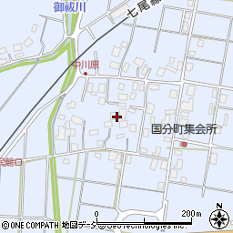 石川県七尾市国分町ワ周辺の地図