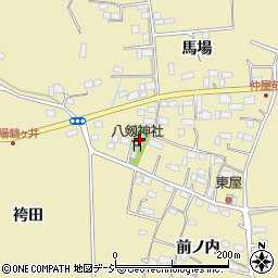 八剱神社周辺の地図