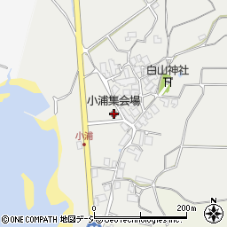 小浦集会場周辺の地図