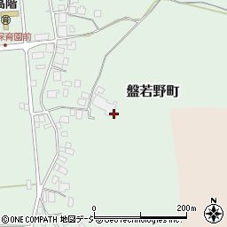 石川県七尾市盤若野町ヘ周辺の地図