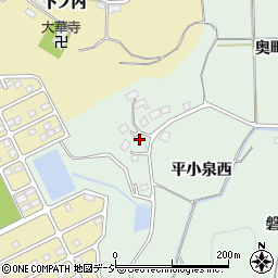 福島県いわき市平小泉西周辺の地図