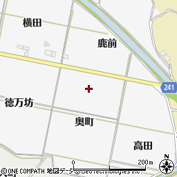 福島県いわき市平上高久奥町周辺の地図