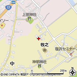 新潟県南魚沼市中643-3周辺の地図