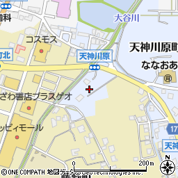 石川県七尾市天神川原町ホ周辺の地図