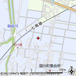 石川県七尾市国分町カ周辺の地図