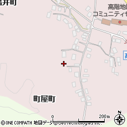 石川県七尾市町屋町（リ）周辺の地図
