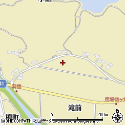 福島県いわき市平下高久滝前周辺の地図