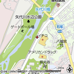 新潟県妙高市石塚周辺の地図