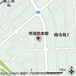 糸魚川市消防本部周辺の地図