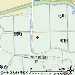 福島県いわき市平小泉（町田）周辺の地図