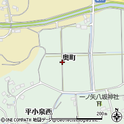 福島県いわき市平小泉周辺の地図