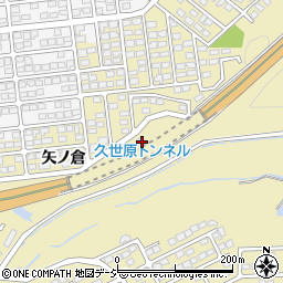 福島県いわき市平中山矢ノ倉43周辺の地図