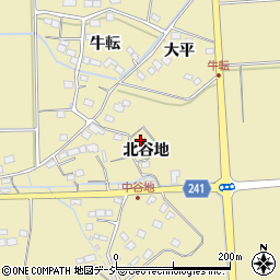 福島県いわき市平下高久（北谷地）周辺の地図