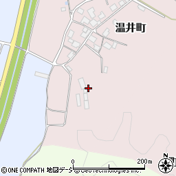 石川県七尾市温井町リ周辺の地図