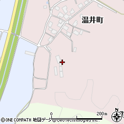 石川県七尾市温井町（リ）周辺の地図
