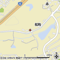 福島県いわき市平中山桜町89周辺の地図