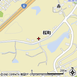 福島県いわき市平中山桜町27周辺の地図