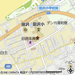 糸魚川市立田沢小学校周辺の地図