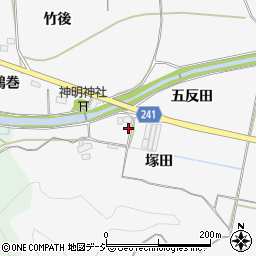 福島県いわき市平上高久塚田15周辺の地図