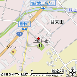 新潟県南魚沼市目来田168周辺の地図