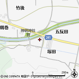 福島県いわき市平上高久塚田19周辺の地図