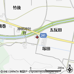福島県いわき市平上高久塚田18周辺の地図