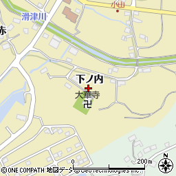 福島県いわき市平中山下ノ内周辺の地図