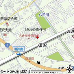 須沢教員住宅周辺の地図