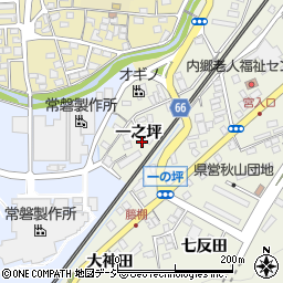 福島県いわき市内郷綴町（一之坪）周辺の地図