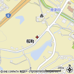 福島県いわき市平中山桜町12周辺の地図