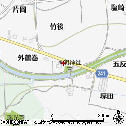 福島県いわき市平上高久外鶴巻周辺の地図